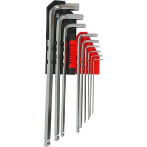 AWTools klucze imbusowe 9 sztuk z kulą (AW35016) 6419031 5903041035060