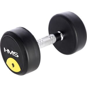 HMS hantel HG PRO gumowany 1 x 9 kg 6421369 5906727001243