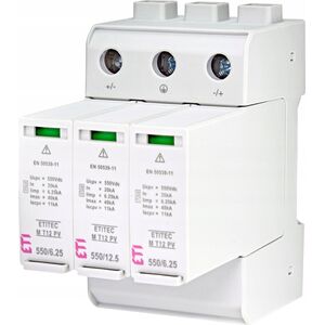 Eti-Polam Ogranicznik przepięć PV Typ 1 T2 (kl. B,C) ETITEC M T12 PV 1100/12,5 Y 002440511 6459721 3838895839330