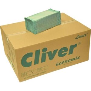 Cliver Ręcznik ZZ Zielony 4000 Economic Cliver 6607770 5900848002240
