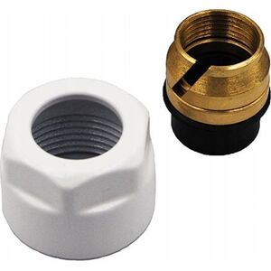 Varioterm Złączka zaciskowa 15/1 x M22/1.5 biały bł. (do zaworów INTEGRA, VISION) 6644028 5902249821536