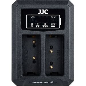 Ładowarka do aparatu JJC Ładowarka Dwukanałowa Podwójna USB do Fuji NP-W126 / NP-W126S 6656714 6950291562623