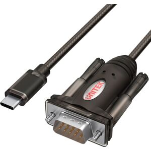 Kabel USB Unitek USB-C - RS-232 1.5 m Czarny (Y-1105K) 6768118 4894160041272