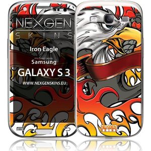 Nexgen Skins Nexgen Skins - Zestaw skórek na obudowę z efektem 3D Samsung GALAXY S III (Iron Eagle 3D) uniwersalny 6771061 81159122423