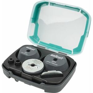Wolfcraft Zestaw 3 adapterów do powiększania otworów, Wolfcraft 6869783 4006885595309