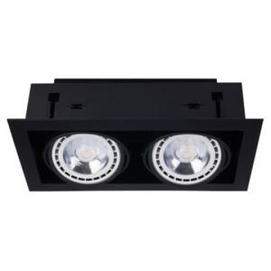Nowodvorski Plafon Nowodvorski Downlight 9570 II lampa sufitowa oprawa spot 2X75W GU10 ES111 czarny 6896917 5903139957090