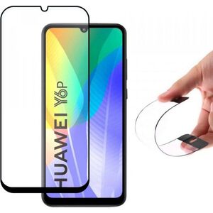Wozinsky Wozinsky Full Cover Flexi Nano folia szklana szkło hartowane z ramką Huawei Y6p czarny 7279357 9111201908246