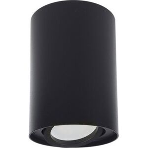 Lampa sufitowa Maclean Punktowa oprawa natynkowa halogenowa GU10 MCE422 B, kolor czarny, 80x115mm, okrągła, aluminiowa 7291633 5902211118732