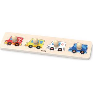 Viga Viga 44535 Pierwsze puzzle z uchwytami - auta 7317901 6971608445354