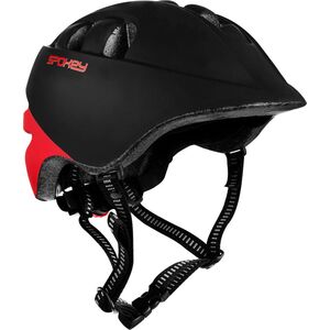 Spokey Dziecięcy kask rowerowy CHERUB czarny/czerwony r. 44-48 cm (927783) 7367136 5902693283133
