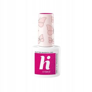 Hi Hybrid Hi Hybrid Lakier hybrydowy Butterfly #263 Glitter Magenta 5ml 7325840 5902751431896