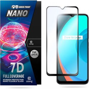 Crong Crong 7D Nano Flexible Glass - Szkło hybrydowe 9H na cały ekran OPPO realme C11 7377770 5907731985765