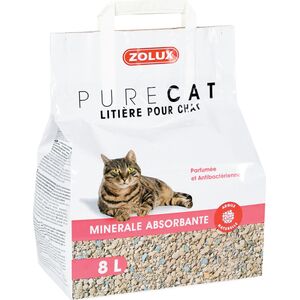 Żwirek dla kota Zolux PureCat Antybakteryjny Kwiatowy 8 l 7544770 3336024763131