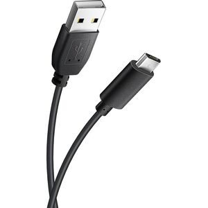 Kabel USB Partner Tele.com USB-A - microUSB 1.2 m Czarny 7560931 5901737933256
