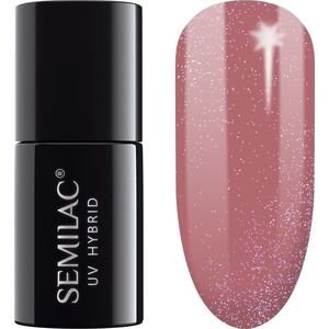 Semilac Semilac Lakier Hybrydowy 321 Shimmer Dust Caramel, 7 ml 7635206 5902751434057