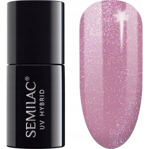 Semilac Semilac Lakier Hybrydowy Shimmer Dust Pink 319 uniwersalny 7635207 5902751434033