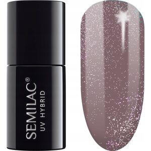 Semilac Semilac Lakier hybrydowy Nr 322 Shimmer Dust Brown 7ml uniwersalny 7635211 5902751434064
