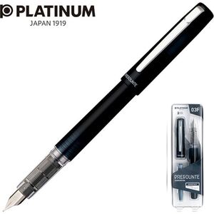 Platinum Pióro wieczne Platinum Prefounte Graphite Blue, F, w plastikowym opakowaniu, na blistrze, granatowe 7922245 4977114911378