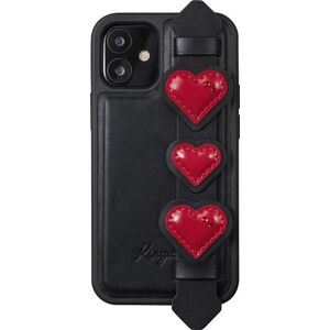 Kingxbar Kingxbar Sweet Series żelowe etui ozdobione oryginalnymi Kryształami Swarovskiego z podstawką iPhone 12 Pro / iPhone 12 czarny 8090261 6959003590251
