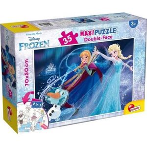 Lisciani Puzzle dwustronne maxi 35 elementów Kraina Lodu 8153374 8008324066711