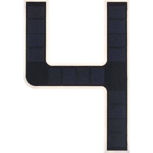Kinkiet Paulmann Outdoor Solar numer domu 4 3000K IP44 Wymienny akumulator 8198978 4000870798454