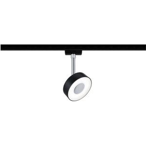 Paulmann URail System Spot Circle 1x5W Czarny Mat/Chrom 230V Metal 4000K ściemniany 8199058 4000870969397
