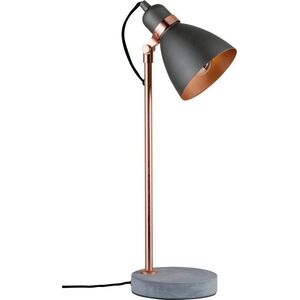 Lampa stołowa Paulmann Neordic Orm Lampa stołowa max. 1x20W E27 230V Szary/Miedziany Metal/Beton 8200905 4000870796245