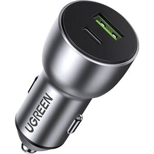 Ładowarka Ugreen CD213 1x USB-A 1x USB-C 3 A  (UGR691GRY) 8244793 6957303869800