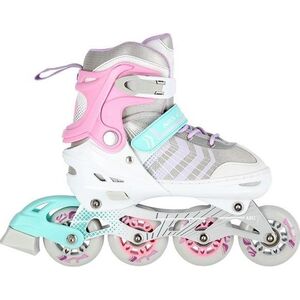 Rolki Nils Extreme NH18192 z wymienną płozą regulowane białe r. 34-38 8263118 5907695591897
