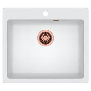 Zlewozmywak Quadron MORGAN 110 GraniteQ miedziany / biały metalik 8267487 5903242531262
