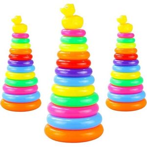 Lean Sport Piramidka z kółek 40cm wysoka 8293828 5905884456989