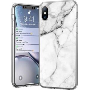 Wozinsky Wozinsky Marble Etui Xiaomi Mi Note 10 Lite Białe 8300655 9111201926417