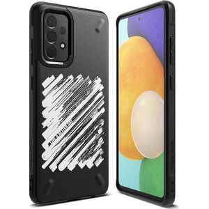 Ringke Ringke Onyx Design wytrzymałe etui pokrowiec Samsung Galaxy A72 4G czarny (Paint) (OXSG0047) 8327458 8809785455188