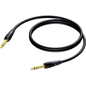 Kabel Procab Jack 6.3mm  - Jack 6.3mm 3m czarny (CLA610/3) 8500882 5414795022478
