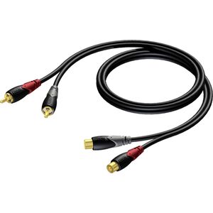Kabel Procab RCA (Cinch) x2 - RCA (Cinch) x2 1.5m czarny (CLA850/1.5) 8500914 5414795030190