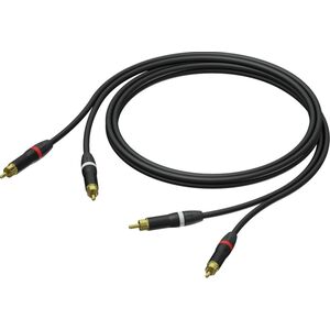 Kabel Procab RCA (Cinch) x2 - RCA (Cinch) x2 1.5m czarny (PRA800/1.5) 8500961 5414795042995