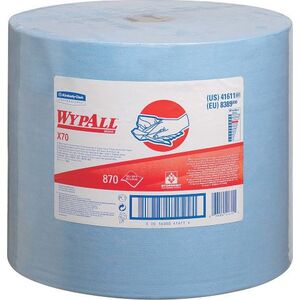 Kimberly-Clark Kimberly-Clark Wypall X70 - Czyściwo w dużej roli, niebieskie - 870 odcinków 8503854 36000416114