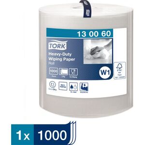 Tork Tork - Czyściwo papierowe w roli do trudnych zabrudzeń, 2-warstwowe, W1, premium, szerokie - Białe 8503891 7322540183597