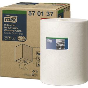 Tork Tork - Czyściwo włókninowe do ciężkich zabrudzeń, 1-warstwowe, premium - Białe 8503903 7322540517002