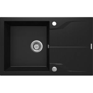 Zlewozmywak Deante Deante Andante Flush  1-komorowy z ociekaczem - nero 8508008 5908212096017