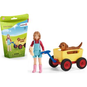 Figurka Schleich Wózek dla Psów Farm World (42543) 8511404 4059433356846