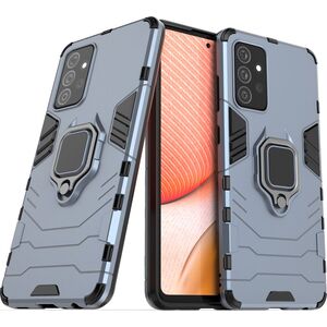 Hurtel Ring Armor pancerne hybrydowe etui pokrowiec + magnetyczny uchwyt Samsung Galaxy A72 4G niebieski 8588915 9111201925427