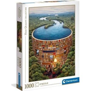 Clementoni Puzzle 1000 elementów Bibliodame (39603) 8663830 8005125396030