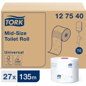 Tork Tork - Papier toaletowy do dozownika z automatyczną zmianą rolek - 135 m 8698004 7322540475869