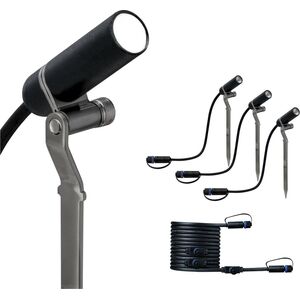 Paulmann Outdoor Plug & Shine Plantini zestaw do rozbudowy 3000K 3x2,5W 8718035 4000870941560