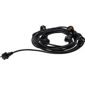 Paulmann Outdoor łańcuch świetlny 230V IP44 7xE27 8,5m Czarny 8718049 4000870943168