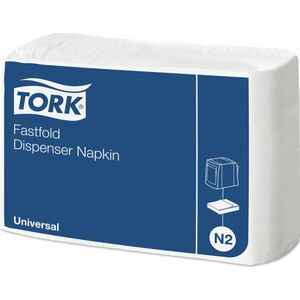 Tork Tork - Białe serwetki dyspenserowe - N2 Fastfold 8859017 7322540930788