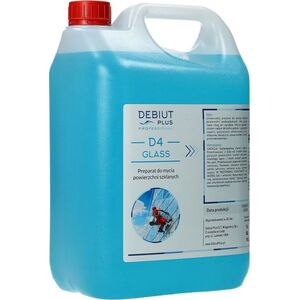 Debiut Plus Professional Debiut Plus Professional D4 Glass - Preparat do mycia powierzchni szklanych - 5 l 8860195 5907662640719