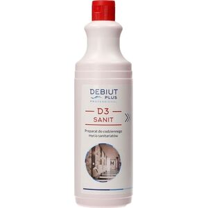 Debiut Plus Professional Debiut Plus Professional D3 Sanit - Preparat do codziennego mycia sanitariatów - 1 l 8860196 5907662640672