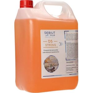 Debiut Plus Professional Debiut Plus Professional D5 Strong - Preparat do mycia silnie zabrudzonych powierzchni - 5 l 8860197 5907662640733